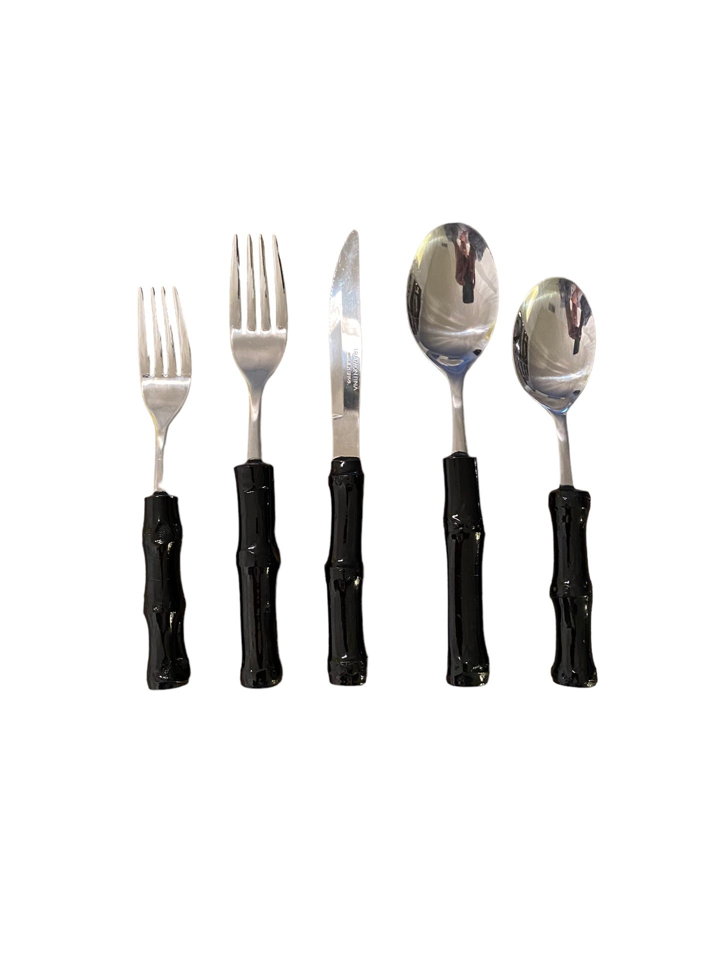 Black Bamboo Flatware